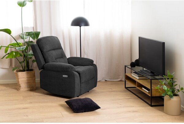 Antracitszürke relaxációs fotel Vansbro – Actona