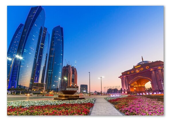 Akrilüveg fotó Az utcák abu dhabi
