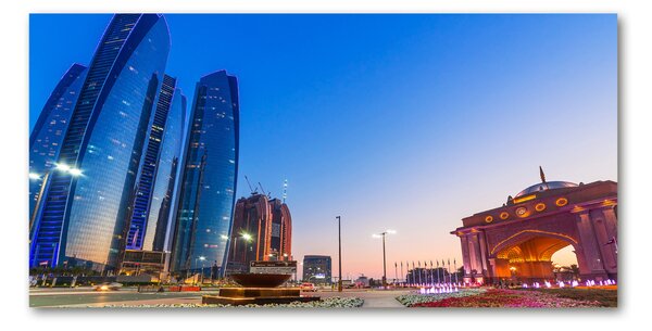 Akrilüveg fotó Az utcák abu dhabi