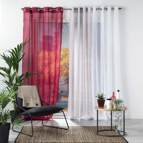 Sárga fényáteresztő függöny 140x240 cm Telma – douceur d'intérieur