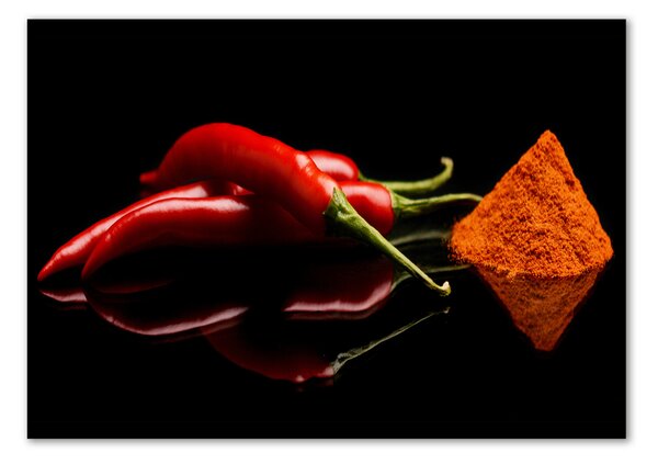 Akril üveg kép Chilli és cayenne