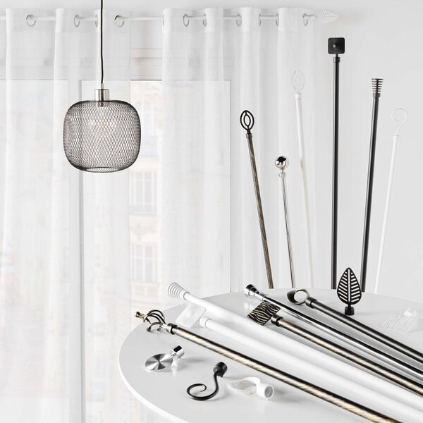 Fém bővíthető függönykarnis 120 - 210 cm Ovalon – douceur d'intérieur
