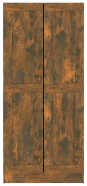 VidaXL füstös tölgy színű fa fürdőszobaszekrény 82,5x30,5x185,5 cm
