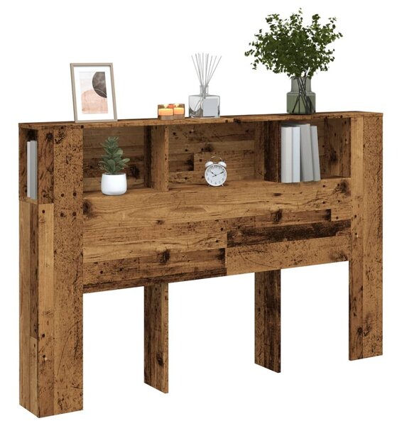 VidaXL antik fa színű szerelt fa áthidalószekrény 160x18,5x103,5 cm