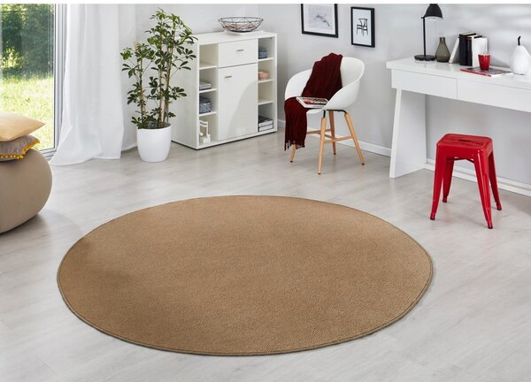 Barna kerek szőnyeg ø 133 cm Fancy – Hanse Home