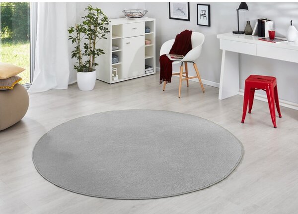 Világosszürke kerek szőnyeg ø 133 cm Fancy – Hanse Home