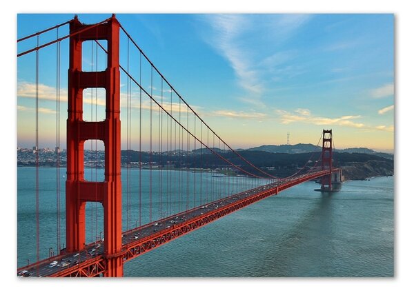Üvegkép falra Bridge san francisco