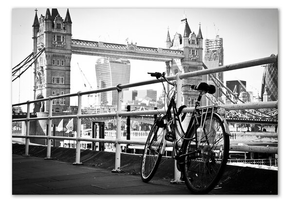 Üvegkép falra Kerékpár londonban