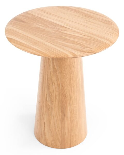 Tölgyfa kerek tárolóasztal ø 40 cm Mushroom – Gazzda