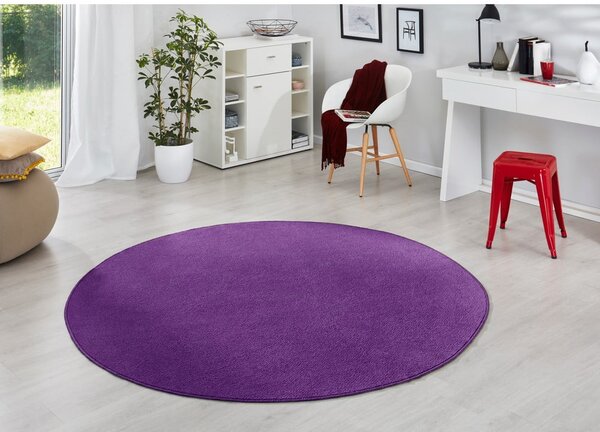 Sötétlila kerek szőnyeg ø 133 cm Fancy – Hanse Home