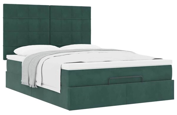 VidaXL Ottoman Ágy - Bársony - 140x190 cm