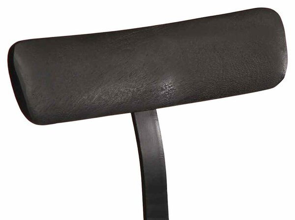 VidaXL 2 db fekete tömör mangófa bárszékek 49x43x103 cm