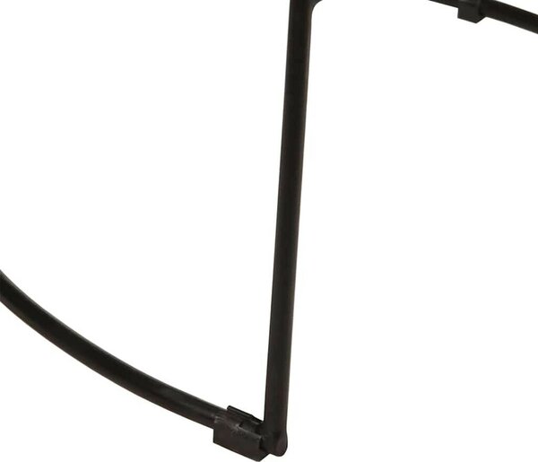VidaXL 2 db fekete tömör mangófa bárszékek 49x43x103 cm