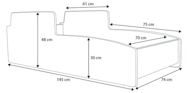 Gyermekágy Traktor piros 140x70