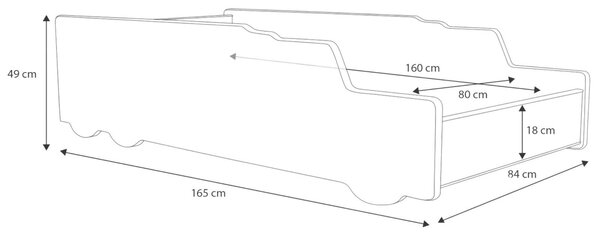 Gyermekágy automatikus 160x80 - Beton keverőgép