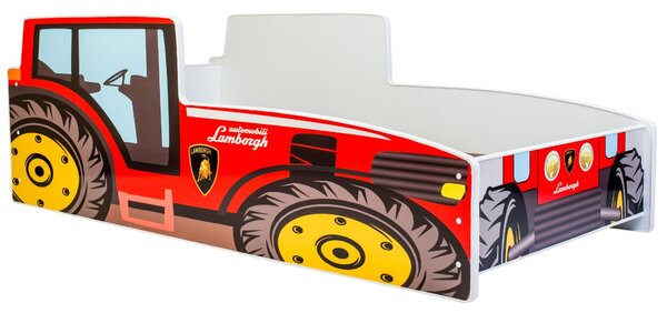 Gyermekágy Traktor piros 160x80