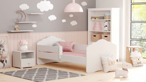 Kobi Egyszemélyes ágy Wave 160x80, védőkorláttal