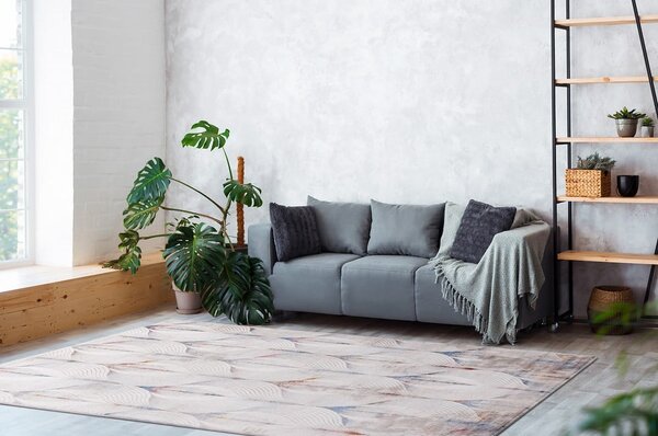Világosszürke szőnyeg 80x150 cm Simp – FD