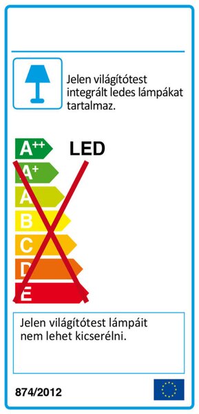 LERO LED panel, szögletes, 40x40 cm