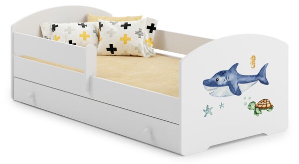 Gyermekágy LUK 140x70 fiókkal - Shark