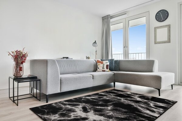 Fekete-fehér szőnyeg 200x280 cm Avanti – FD