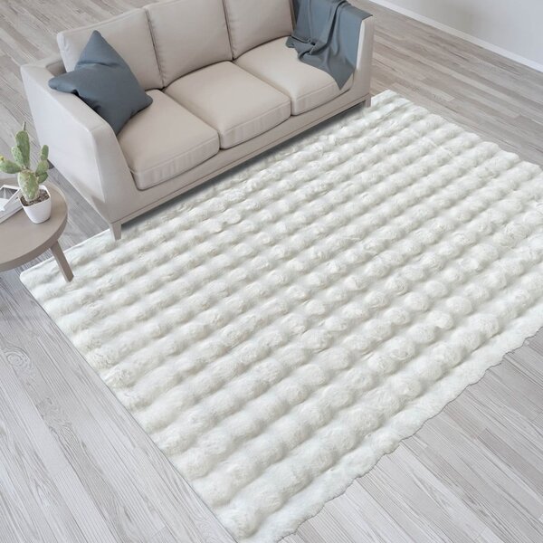 Fehér mosható szőnyeg 150x230 cm Bubble White – Mila Home