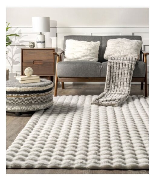 Fehér mosható szőnyeg 150x230 cm Bubble White – Mila Home