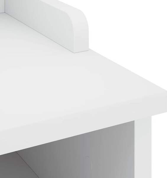VidaXL SANDNES fehér tömör fenyőfa előszobapad 87x40x50 cm