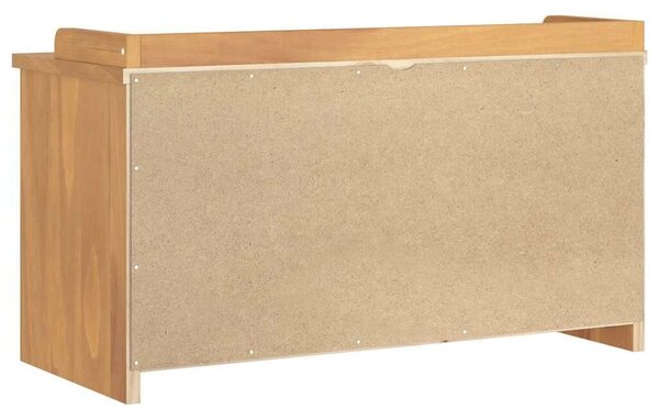 VidaXL SANDNES tömör fenyőfa előszobapad 87x40x50 cm