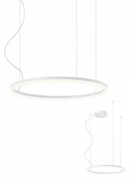 LED függőlámpa, ORBIT, Ø60cm, fehér, dimmelhető