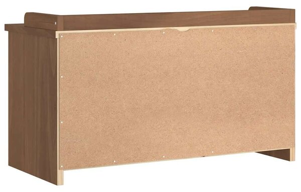 VidaXL SANDNES tömör fenyőfa előszobapad 87x40x50 cm
