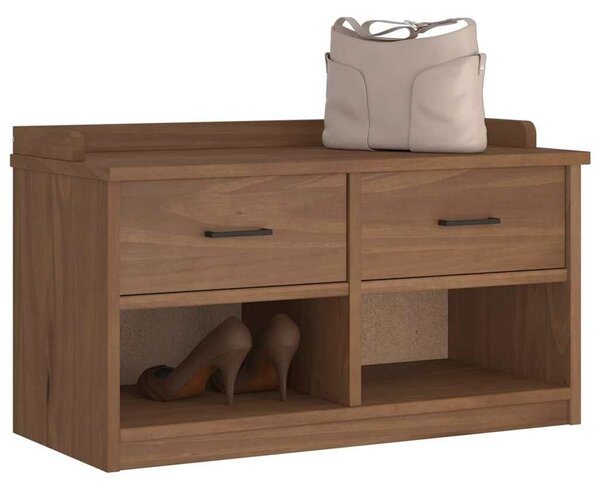 VidaXL SANDNES tömör fenyőfa előszobapad 87x40x50 cm