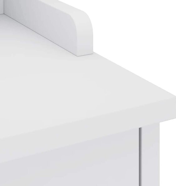 VidaXL SANDNES fehér tömör fenyőfa előszobapad 87x40x50 cm