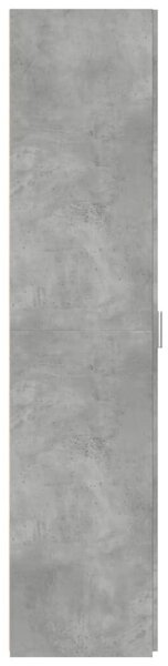 VidaXL betonszürke szerelt fa magasszekrény 40x42,5x185 cm