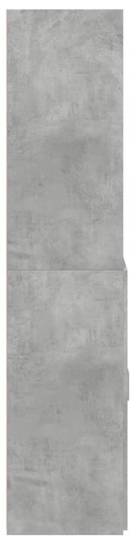 VidaXL betonszürke szerelt fa magasszekrény 70 x 42,5 x 185 cm