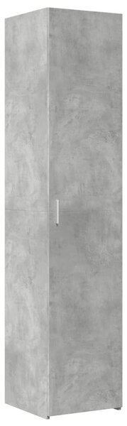 VidaXL betonszürke szerelt fa magasszekrény 40x42,5x185 cm