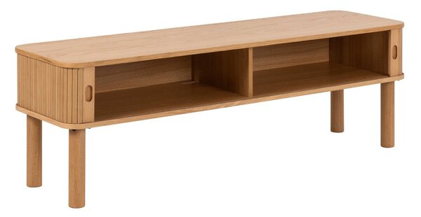 Natúr színű TV-állvány tölgyfa dekorral 140x45 cm Langley – Actona