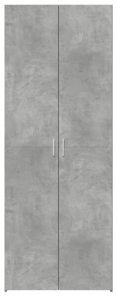 VidaXL betonszürke szerelt fa magasszekrény 70 x 42,5 x 185 cm