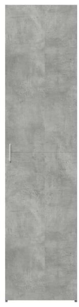 VidaXL betonszürke szerelt fa magasszekrény 45 x 42,5 x 185 cm