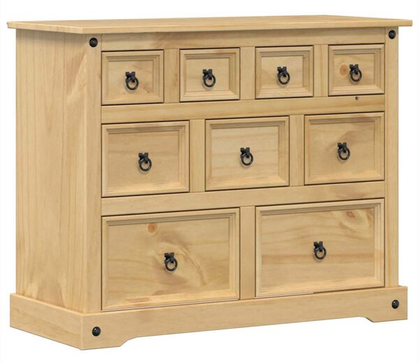 VidaXL Corona tömör fenyőfa Komód 101x45x82 cm