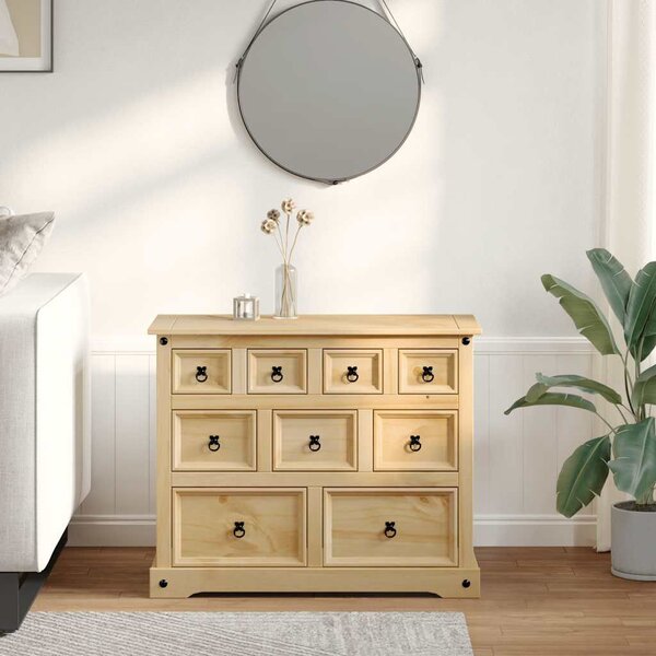 VidaXL Corona tömör fenyőfa Komód 101x45x82 cm
