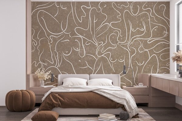 Fotótapéta Nők csoportja’ számok, Designer fali fotótapéta, Népszerű fotótapéta, w03756 - Tapeko.hu