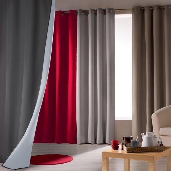Antracitszürke termo függöny 140x260 cm Icemount – douceur d'intérieur