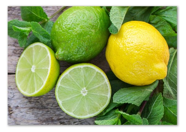 Akril üveg kép Lime és citrom