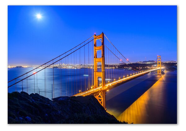 Üvegkép falra Bridge san francisco