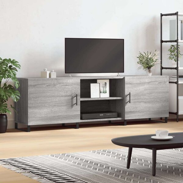 VidaXL szürke sonoma színű műfa TV-szekrény 150x30x50 cm