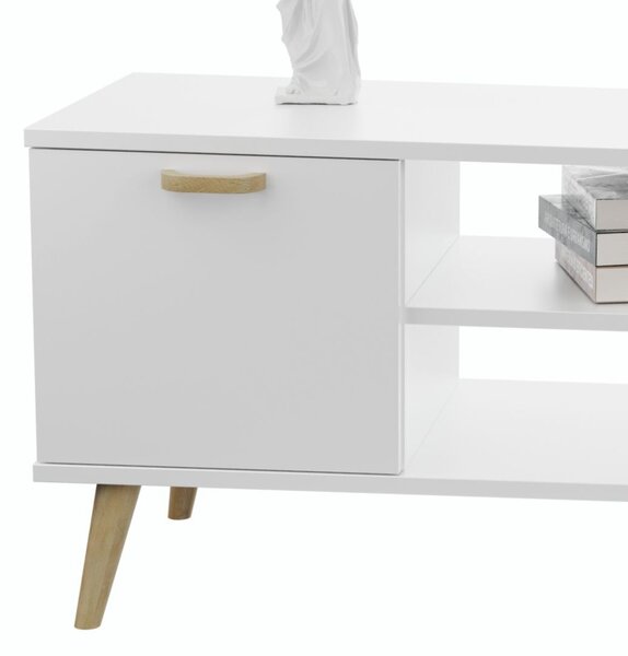 Focus Skandináv stílusú TV szekrény 155cm, Fehér
