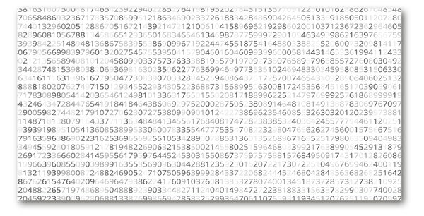 Akrilüveg fotó Bináris kód