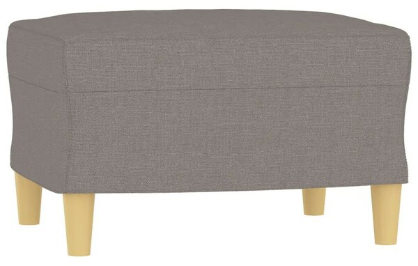 VidaXL tópszínű szövet kanapéfotel lábtartóval 60 cm
