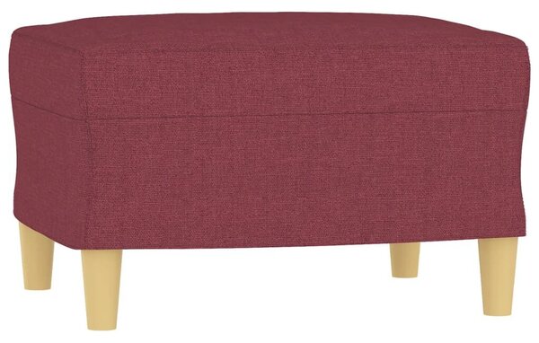 VidaXL bordó szövet kanapéfotel lábtartóval 60 cm